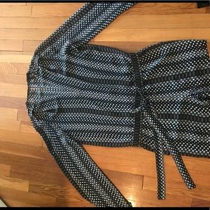 BCBG Long Sleeve Romper